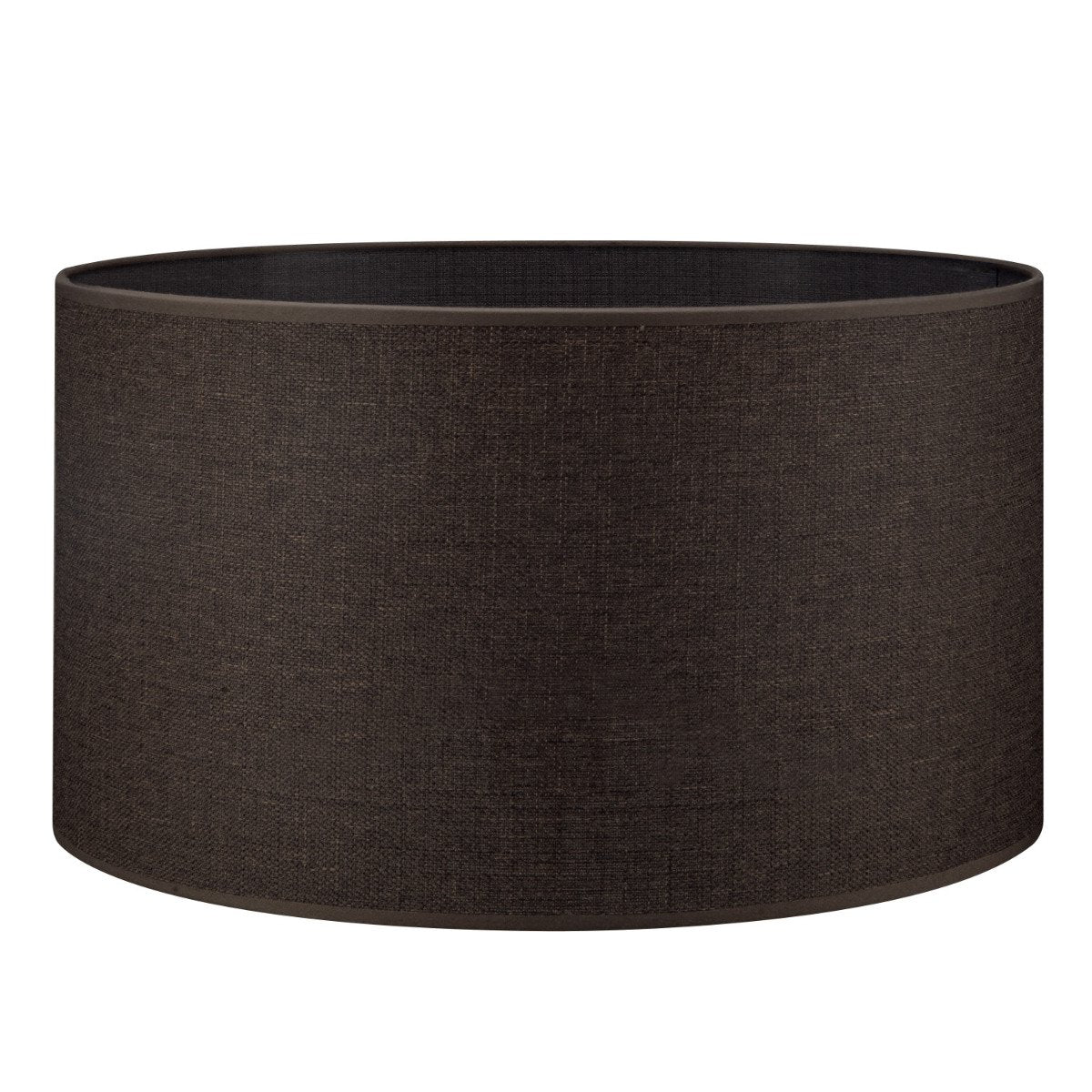 Home Sweet Home Lampenschirm Canvas dunkelbraun – B:40xT:40xH:22cm