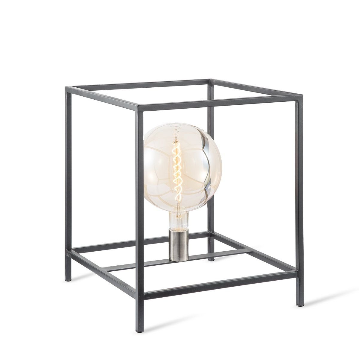 Home Sweet Home Moderne Tischlampe Kaso - Schwarz - 35x35x40cm