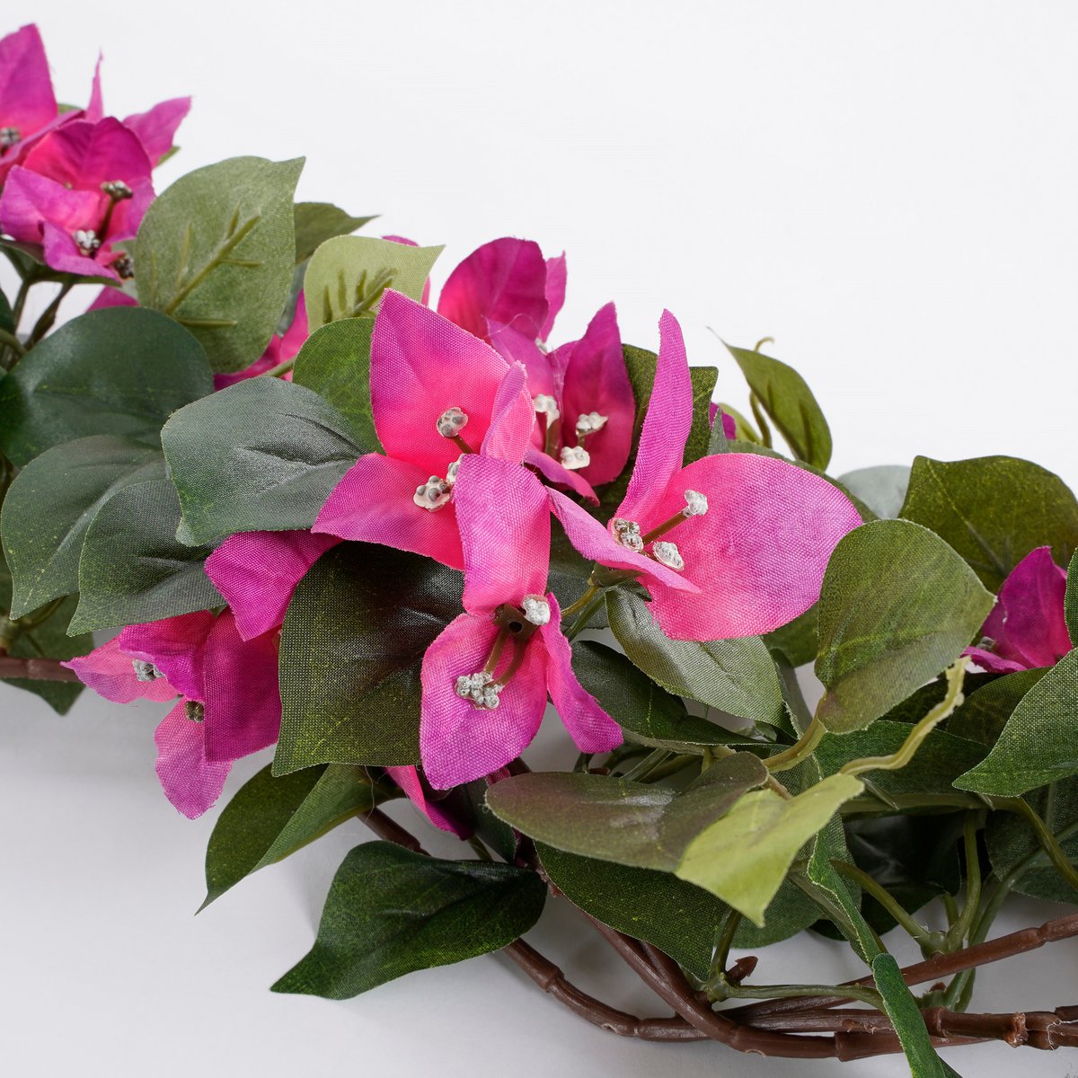 Künstliche Bougainvillea-Girlande – L180 cm – Dunkelrosa