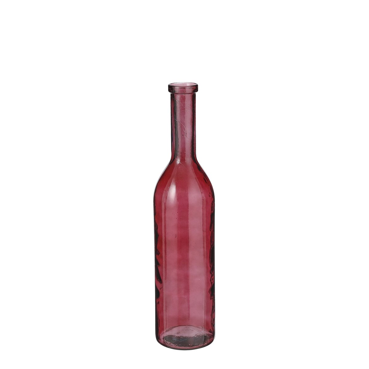 Rioja-Flaschenvase – H75 x Ø18 cm – recyceltes Glas – Bordeaux