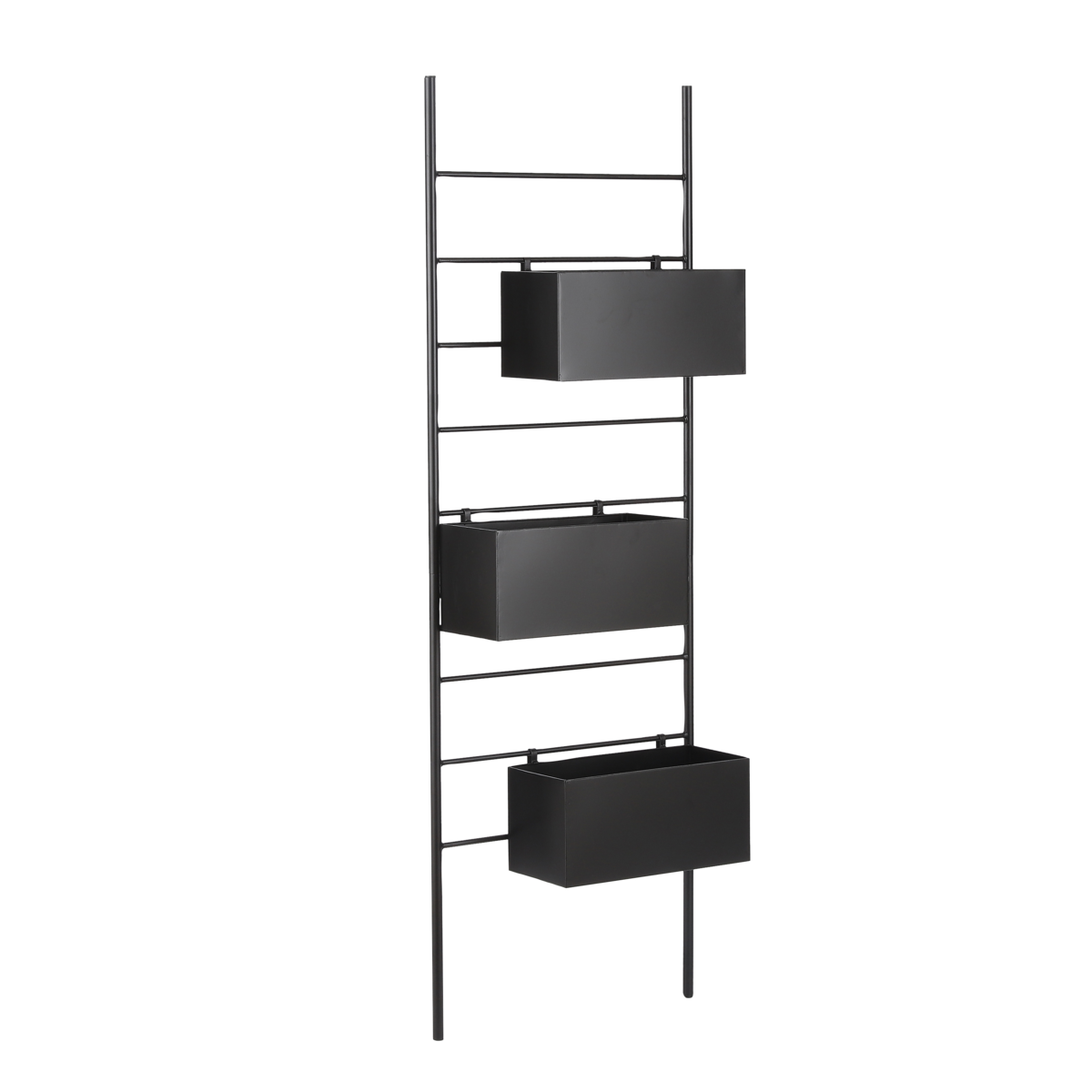Dani Pflanzenregal – L54 x B20 x H160 cm – Metall – Schwarz