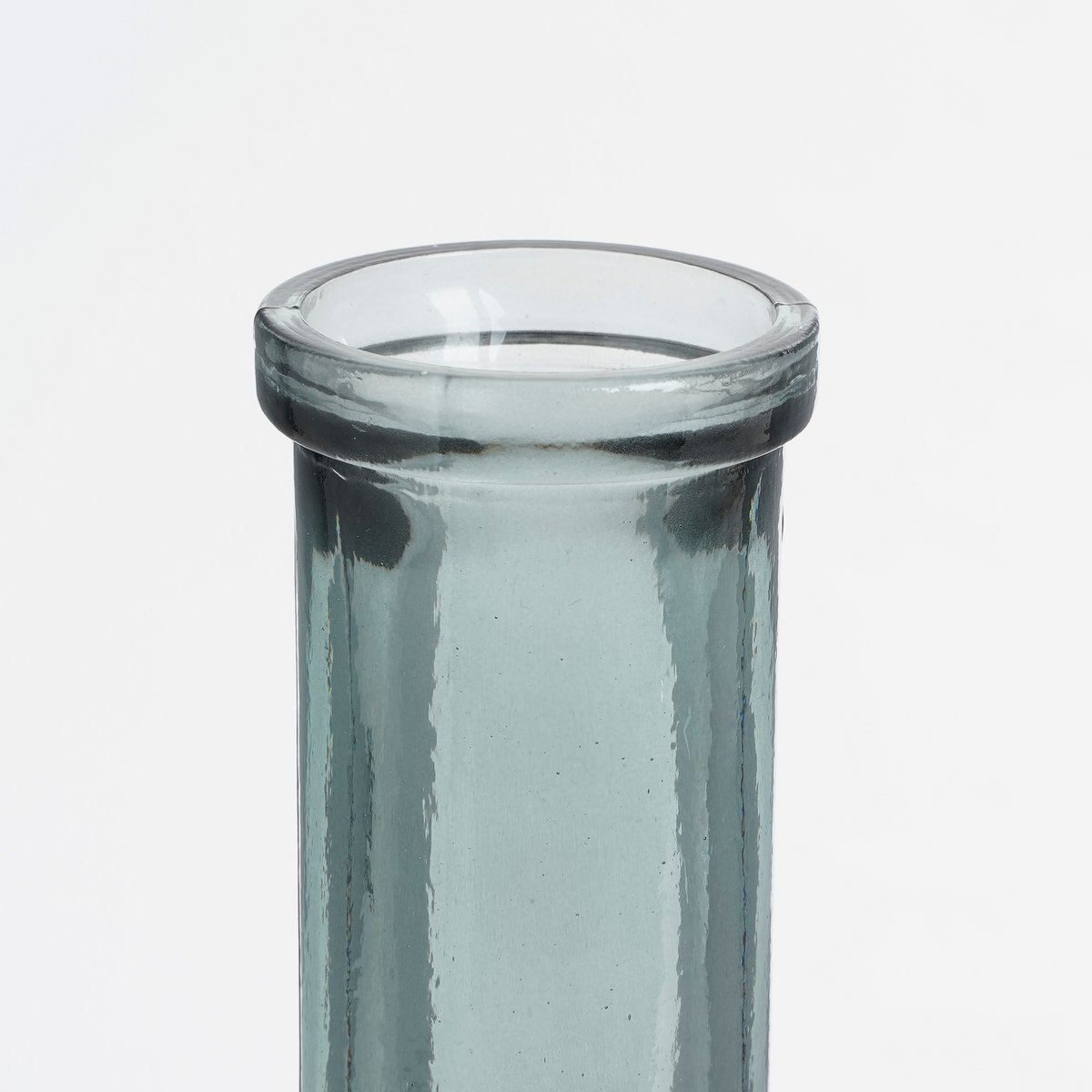 Rioja-Flaschenvase – H50 x Ø15 cm – recyceltes Glas – Dunkelgrau