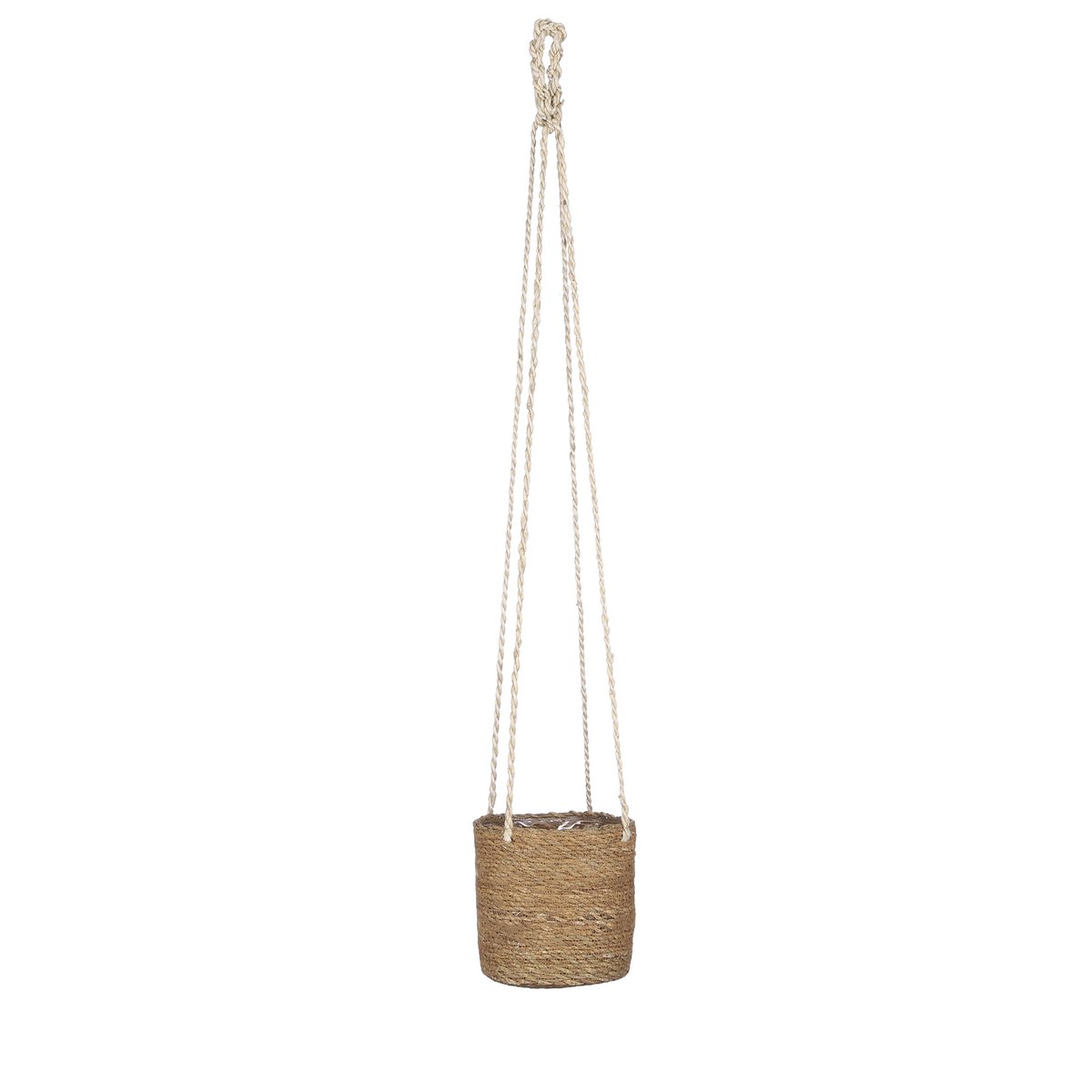 Atlantic Korb für Pflanzen – 2er-Set – H16 x Ø16 cm – Hellbraun