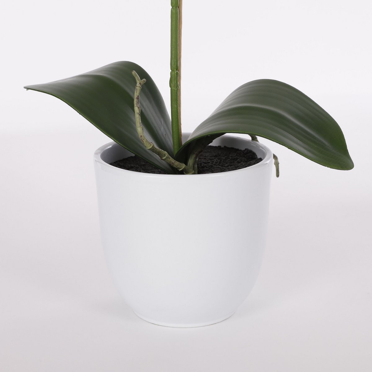 Künstliche Phalaenopsis-Pflanze im Blumentopf Tusca – H60 x Ø16 cm – Lila
