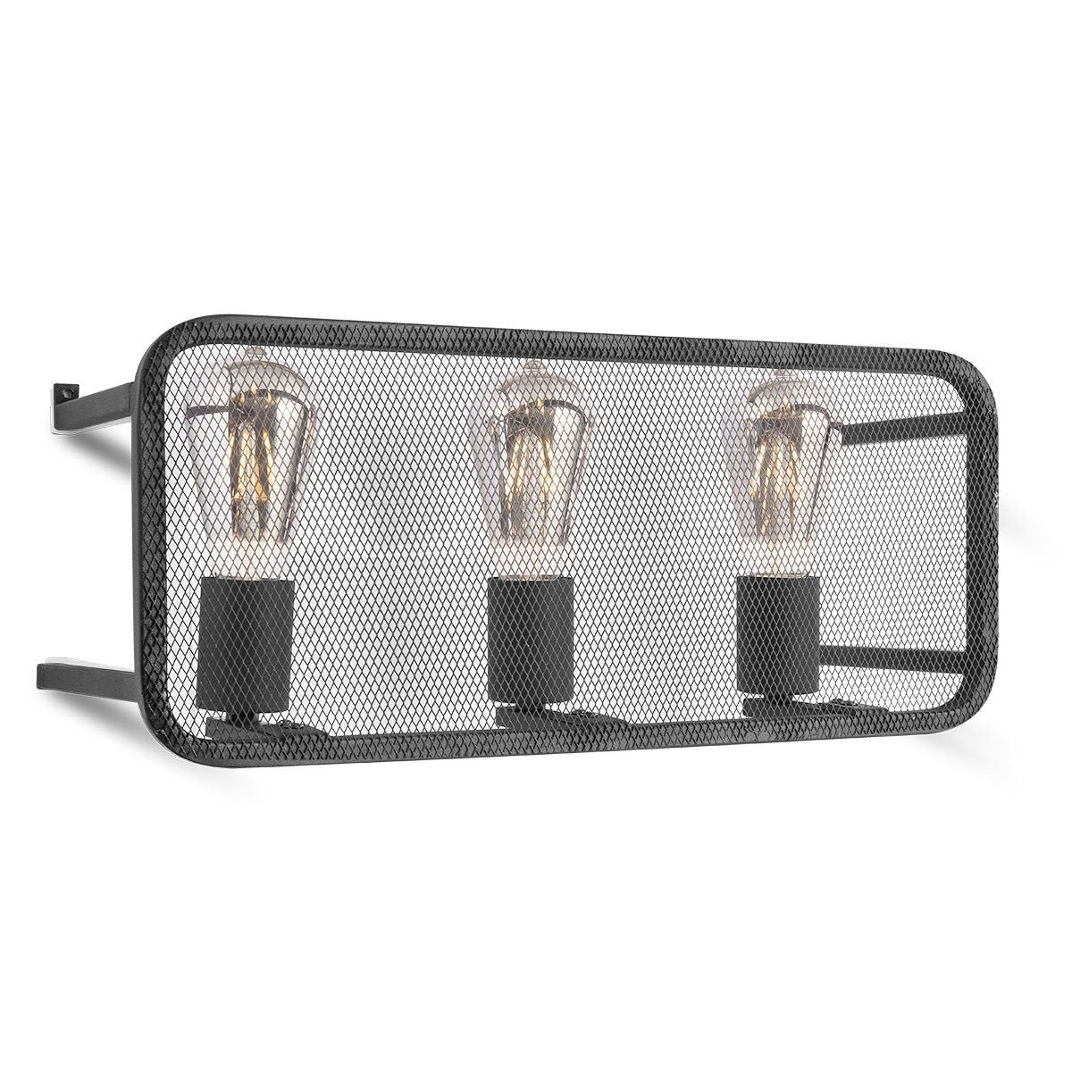 Home Sweet Home Moderne Wandleuchte Weave | 45/15/20cm | Schwarz | E27