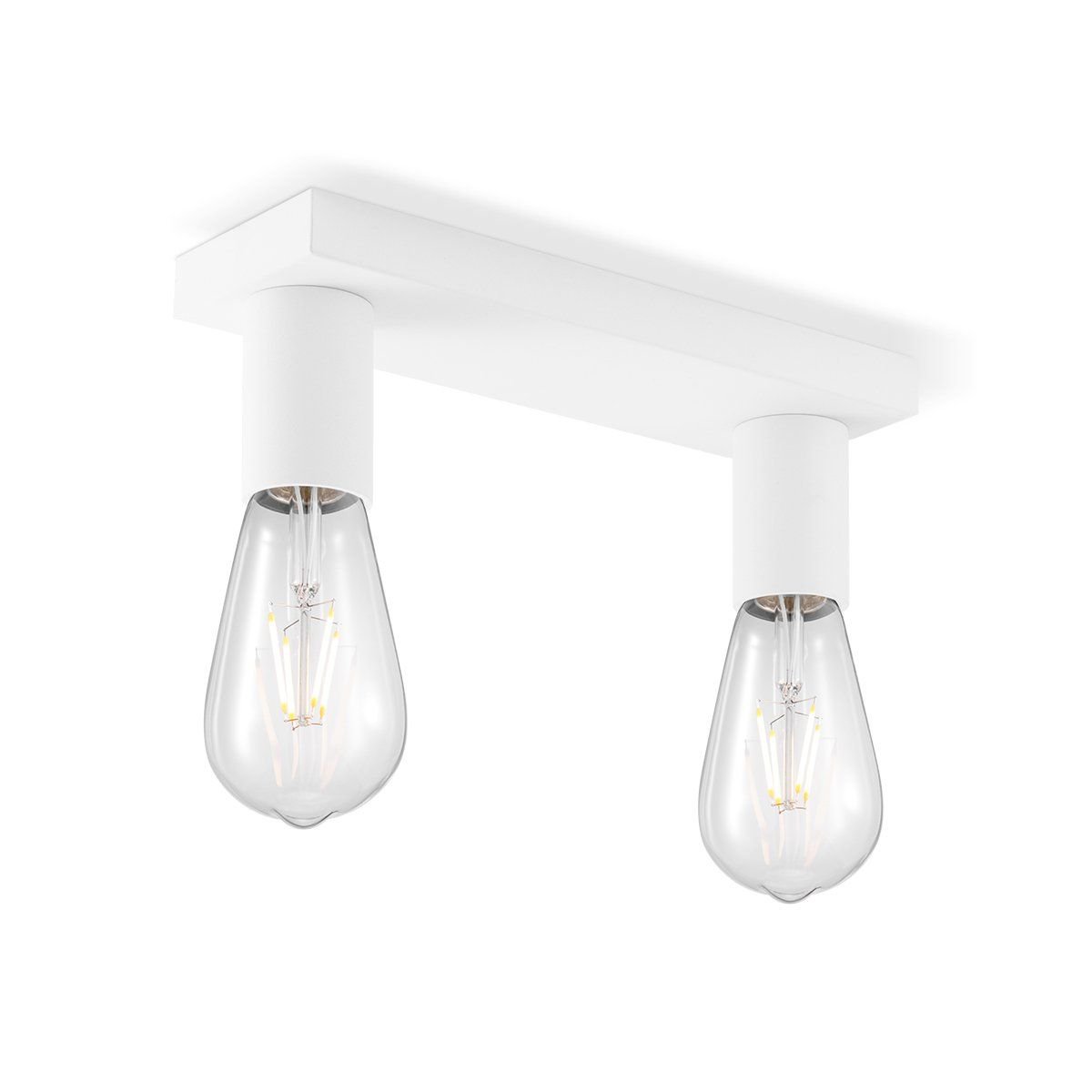 Home Sweet Home Aufbaustrahler Nitro 2 – inkl. dimmbarer LED-Lampe – weiß