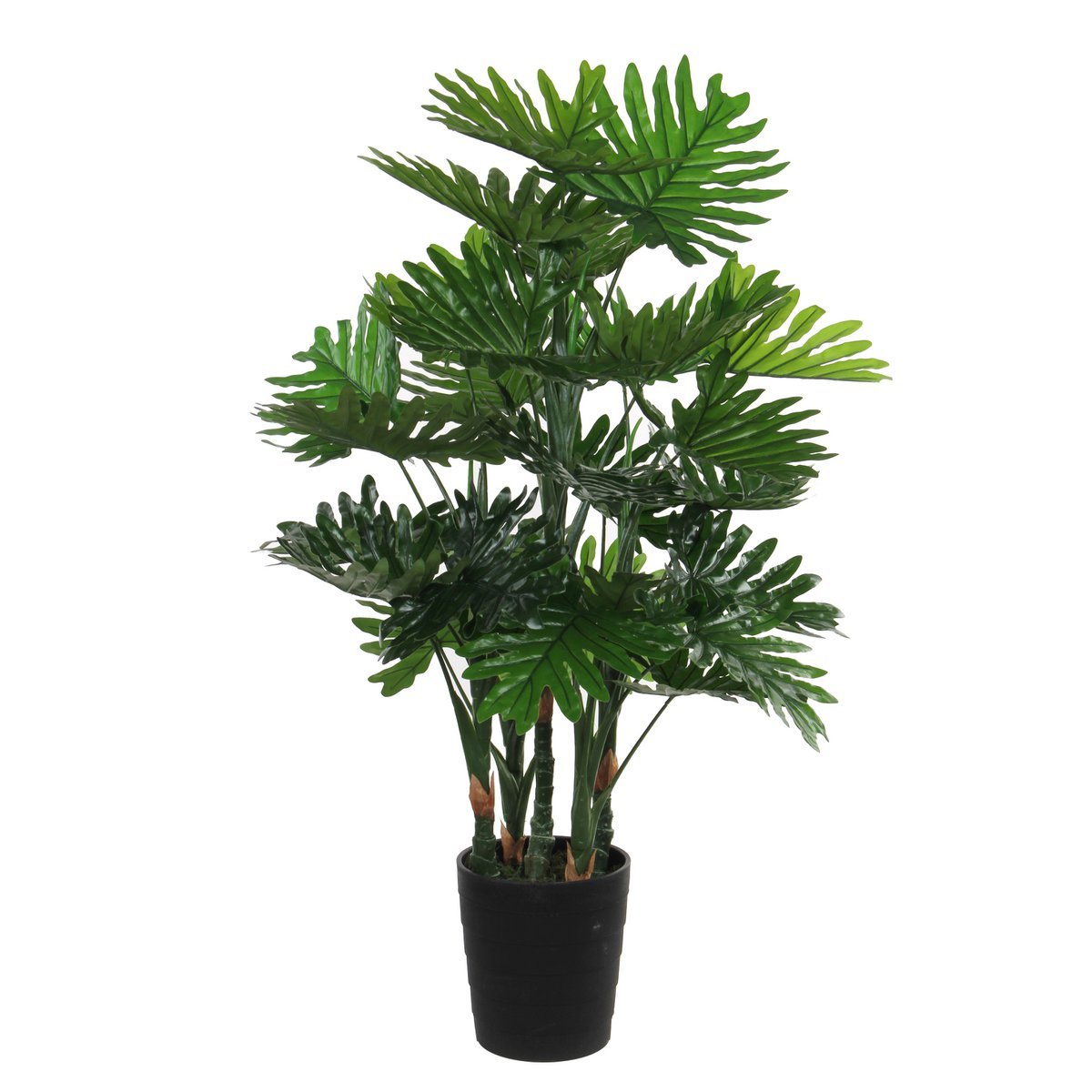 Kunstpflanze Philodendron – H120 x Ø80 cm – Grün