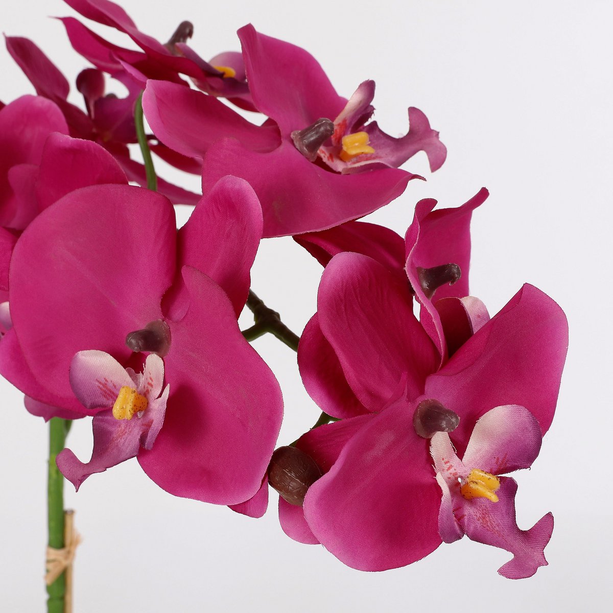 Künstliche Phalaenopsis-Pflanze im Blumentopf Tusca – H60 x Ø16 cm – Lila