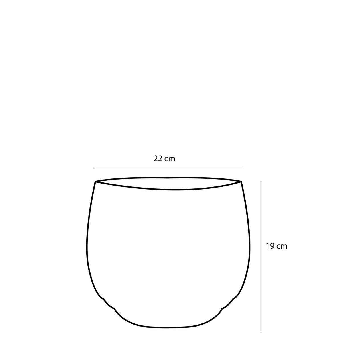 Jorck Korb für Pflanzen – 3er-Set – H24 x Ø26 cm – Seegras – Hellbraun