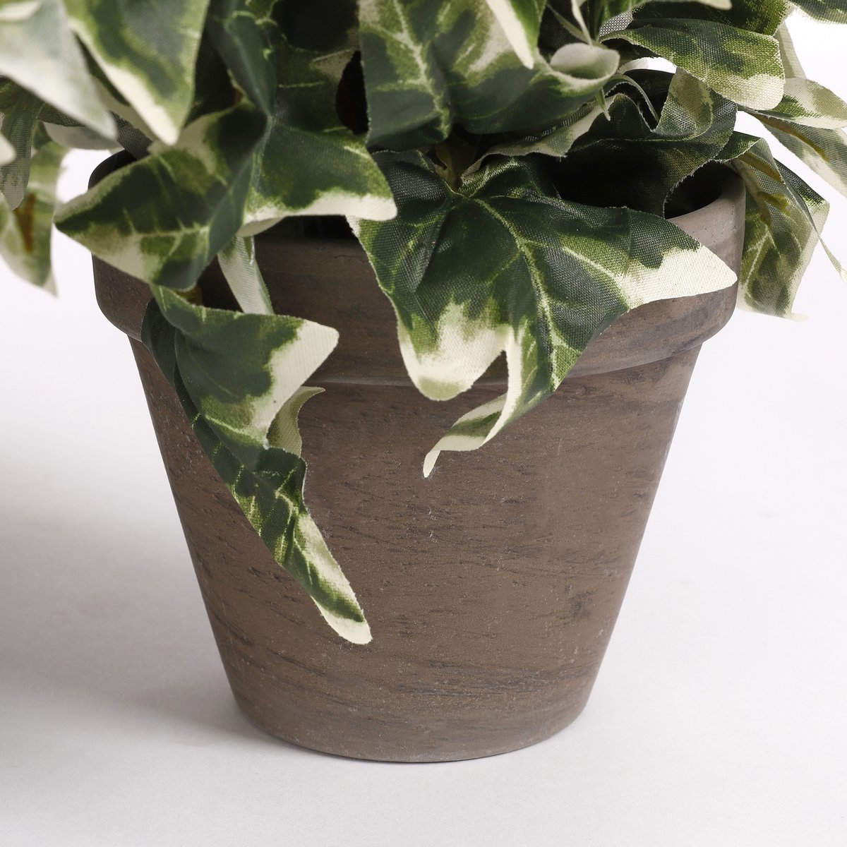 Künstliche Hedera-Pflanze im Blumentopf Stan – H45 x Ø25 cm – grün bunt