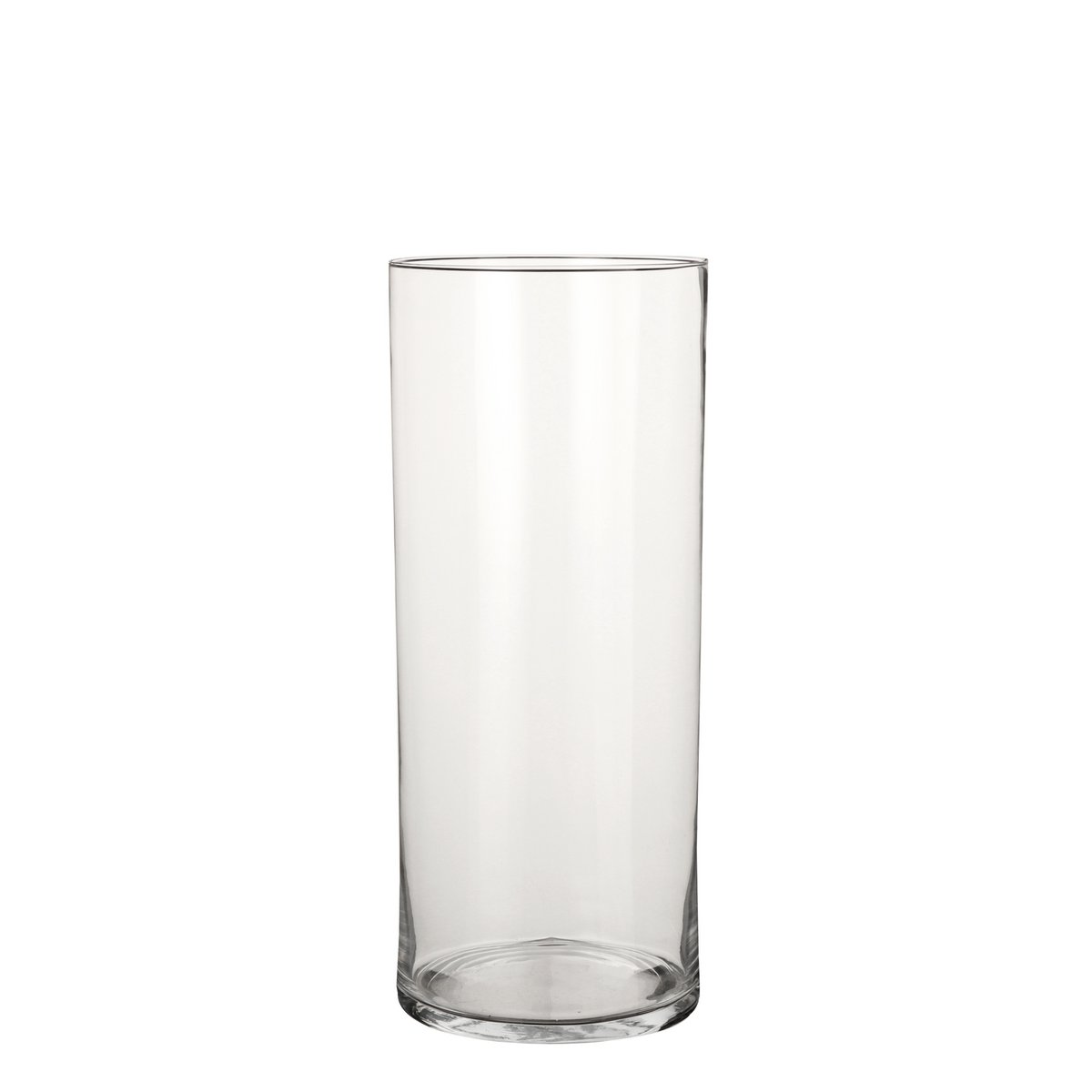 Carly Vase – H48 x Ø19 cm – Zylinder – Transparent