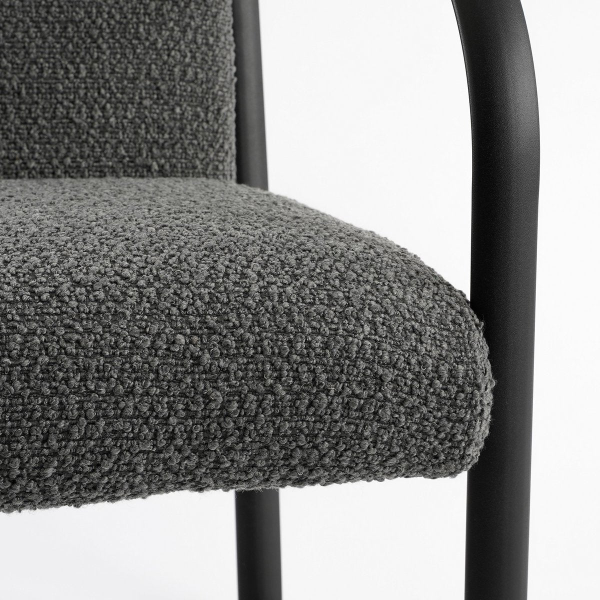 Symon Sessel – L72 x B69 x H81 cm – Dunkelgrau