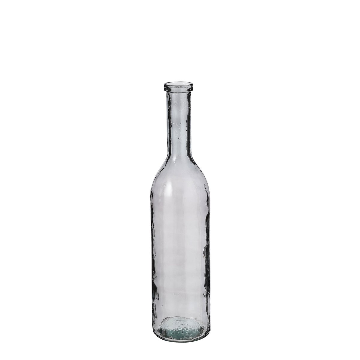 Rioja-Flaschenvase – H75 x Ø18 cm – recyceltes Glas – Dunkelgrau