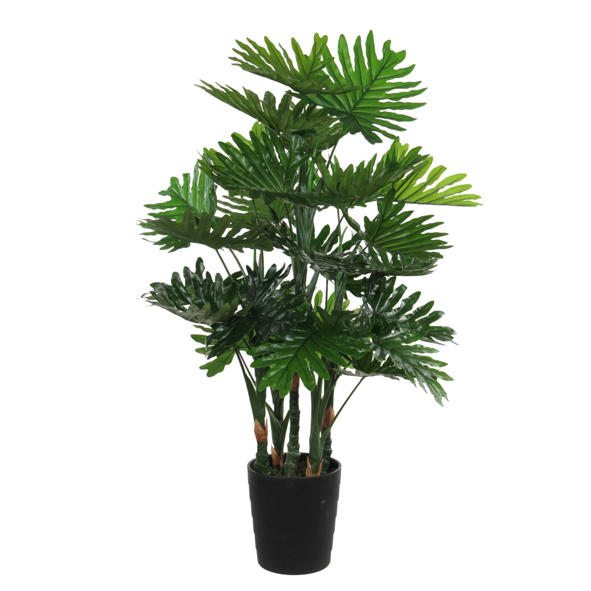 Kunstpflanze Philodendron – H120 x Ø80 cm – Grün