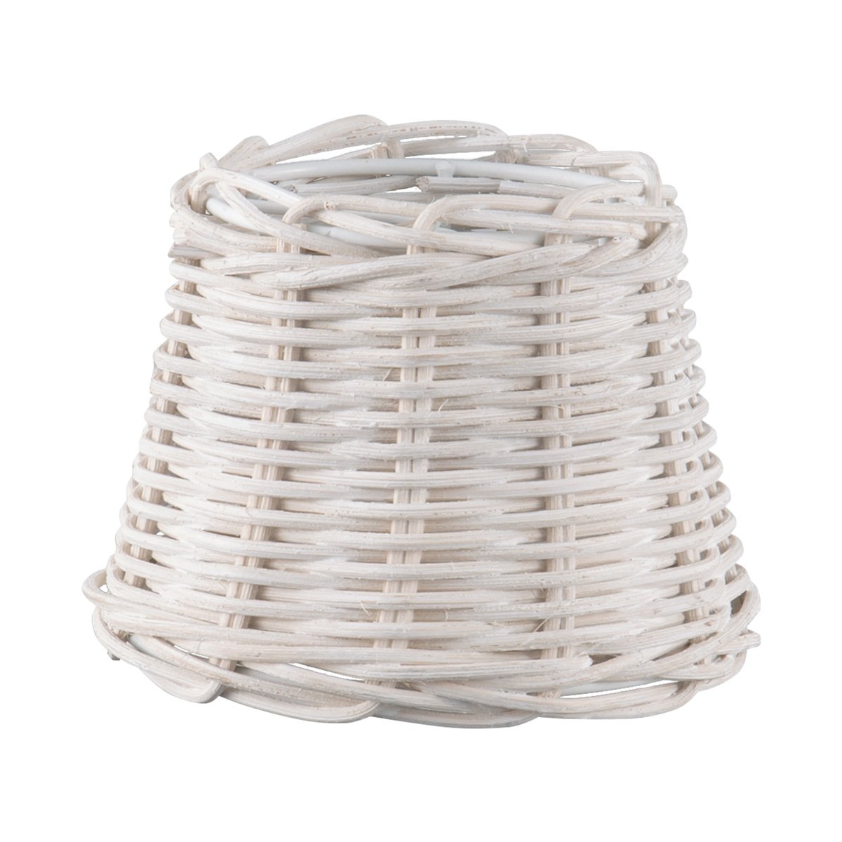 Home Sweet Home Lampenschirm Roseau rund Weiß – B:13xT:13xH:9cm – Clip