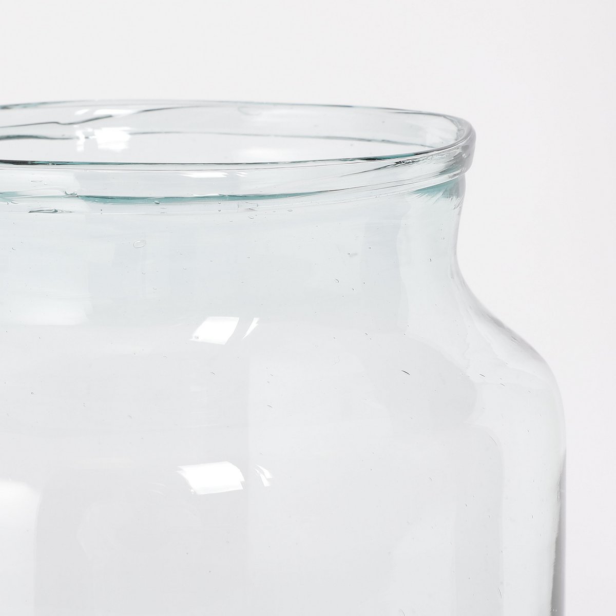 Vienne Vase - H40 x Ø23 cm - Recyceltes Glas - Transparent