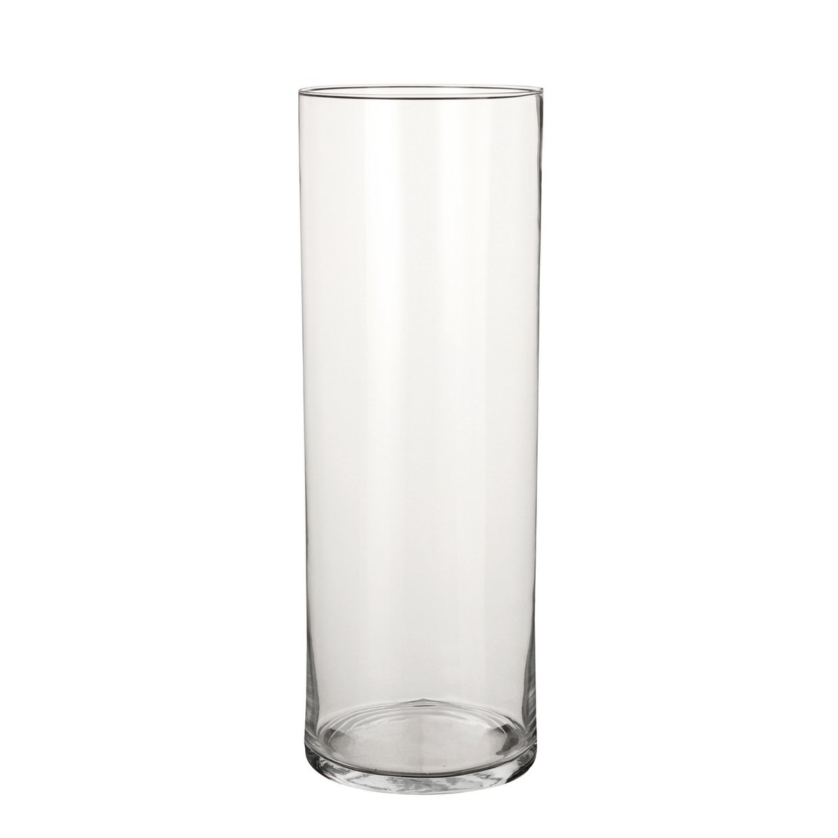 Carly Vase – H55 x Ø19 cm – Zylinder – Transparent