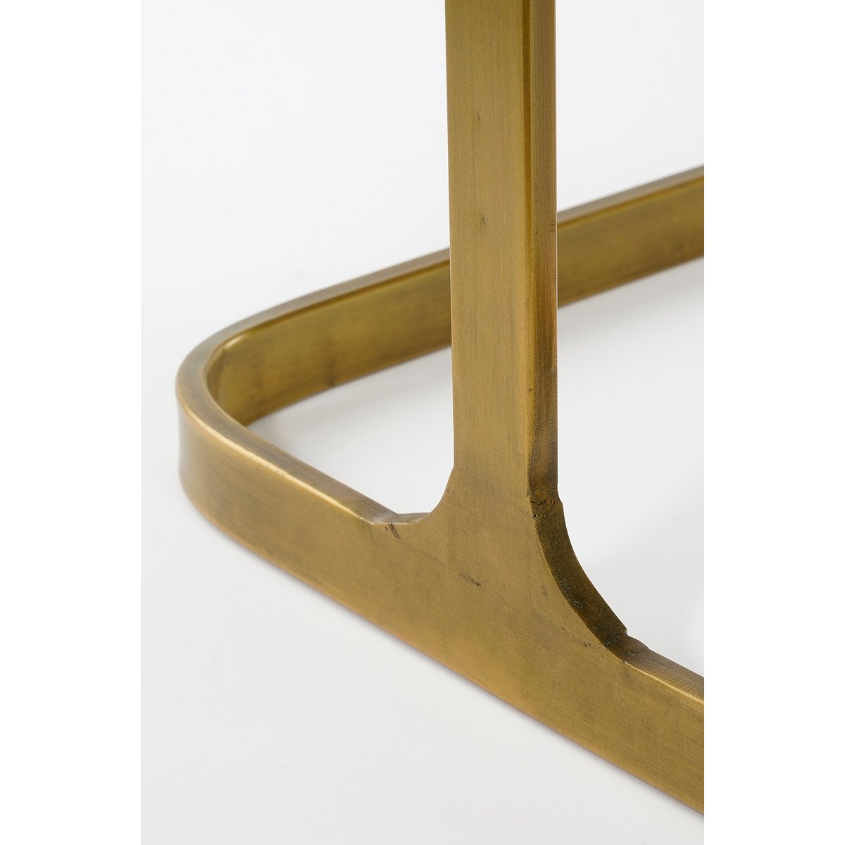 Kevin Beistelltisch – 2er-Set – L48 x B37 x H52 cm – Metall – Gold