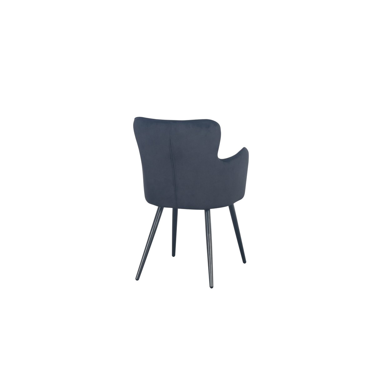 Ohrensessel schwarz (2er-Set)
