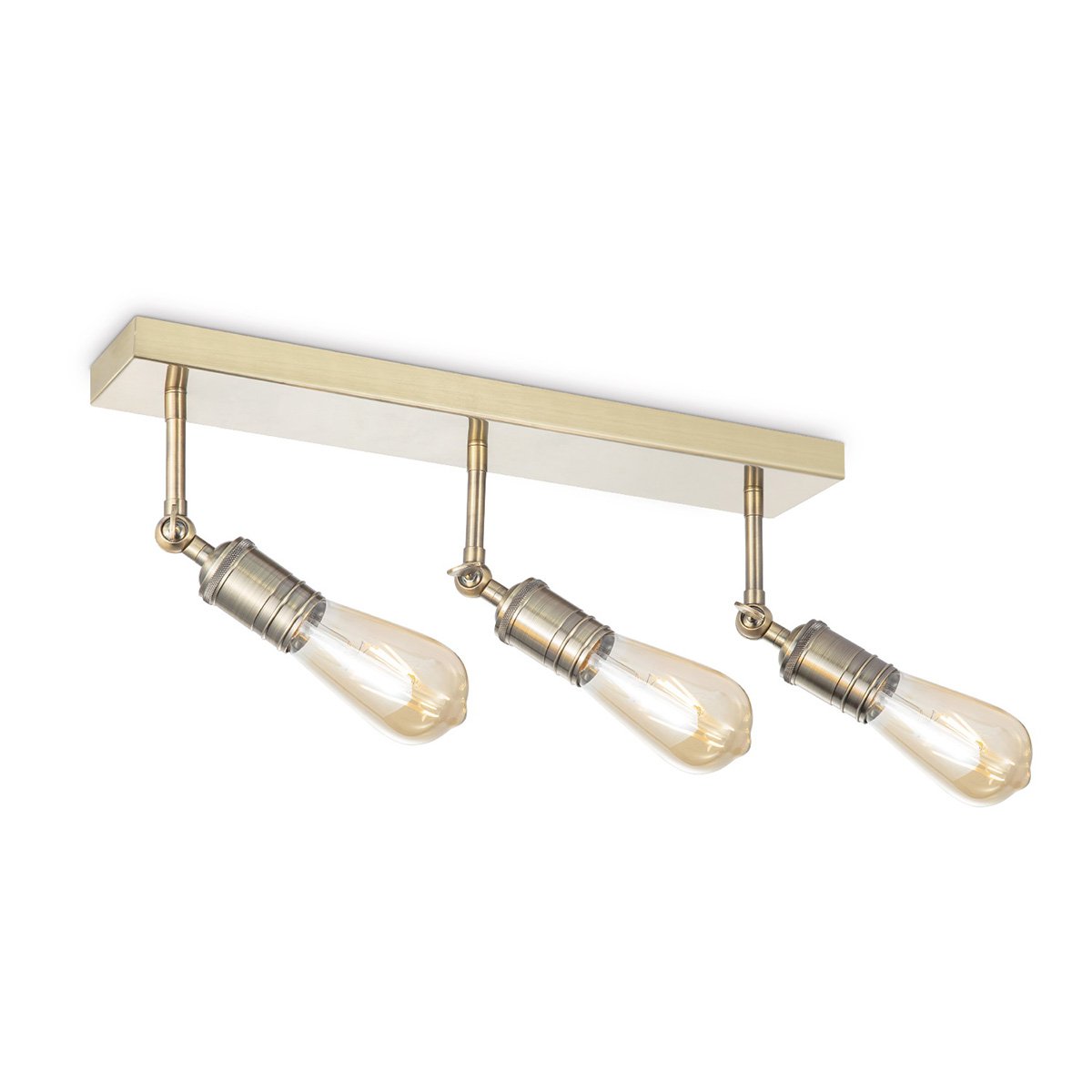 Home Sweet Home Aufbaustrahler Spy 3 - inkl. dimmbarer LED-Lampe - Messing