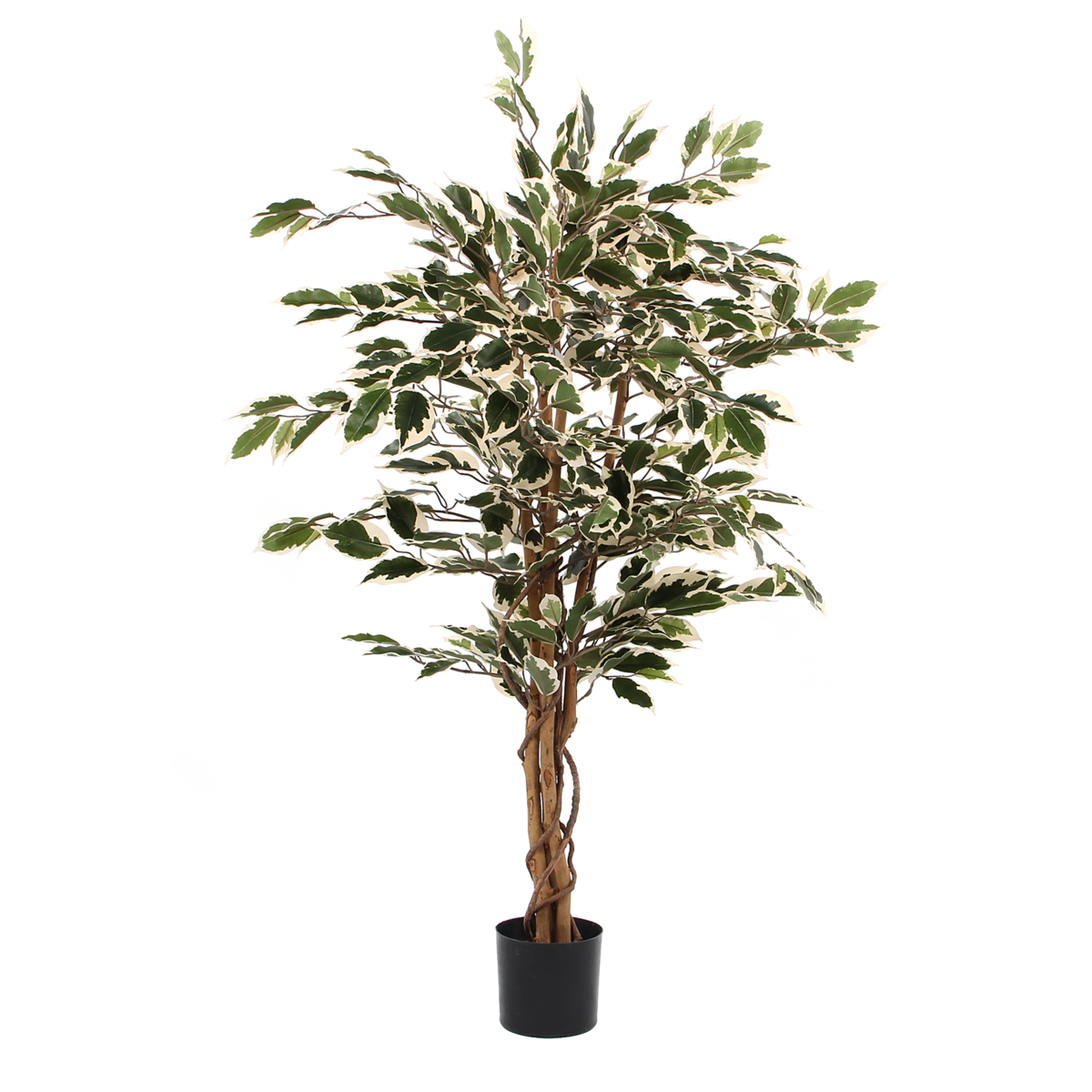 Künstliche Ficus-Pflanze – H110 x Ø70 cm – grün bunt
