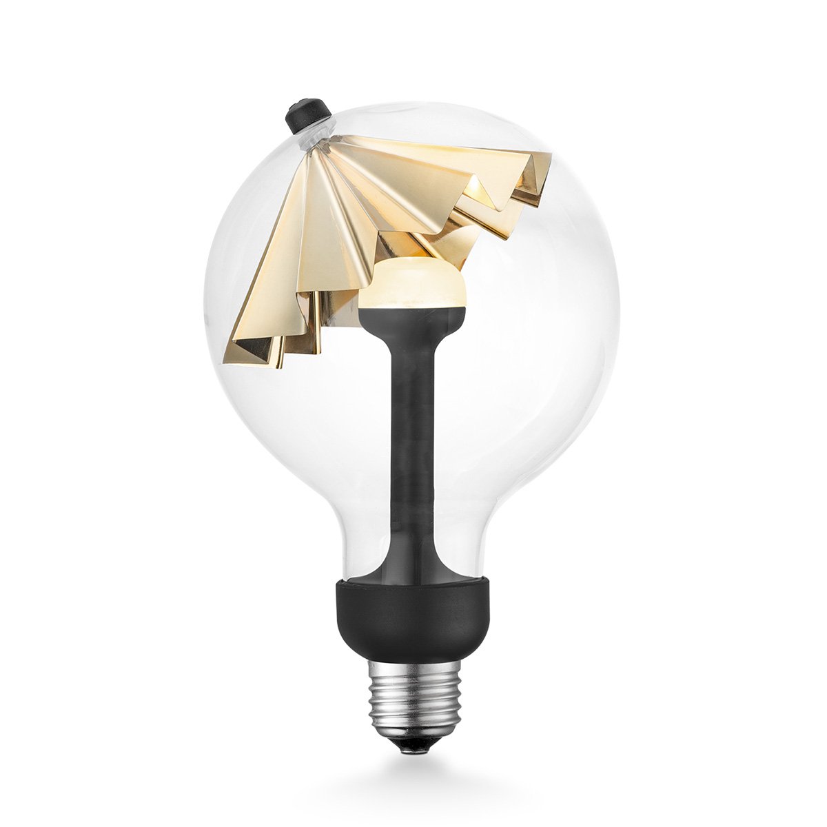 Home Sweet Home dimmbare LED-Lampe Umbrella gold G120 E27 5W 400Lm