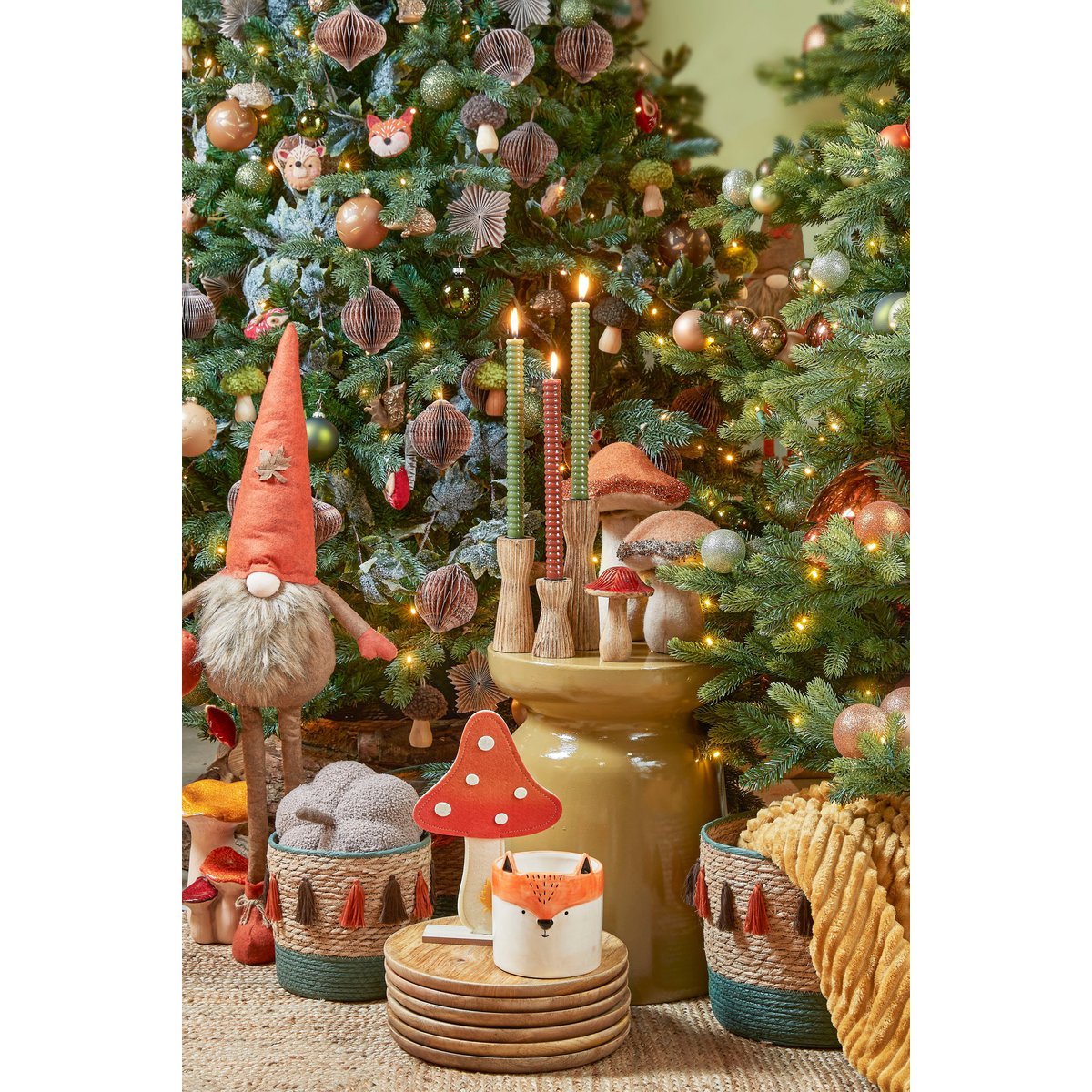 Duko Teller – Ø40 cm – 100 % FSC Mangoholz – Braun