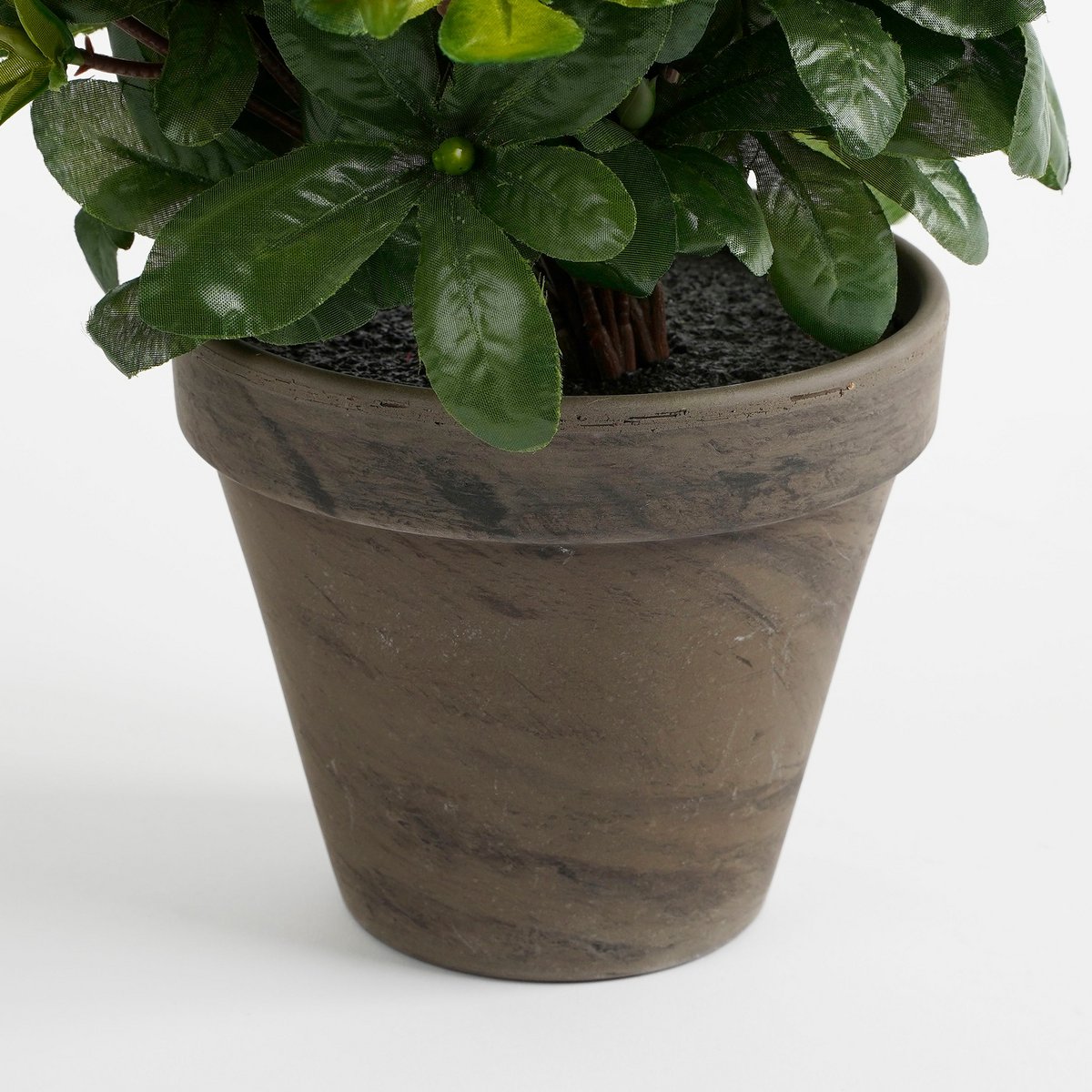 Künstliche Azaleenpflanze im Blumentopf Stan – H31 x Ø26 cm – Rot