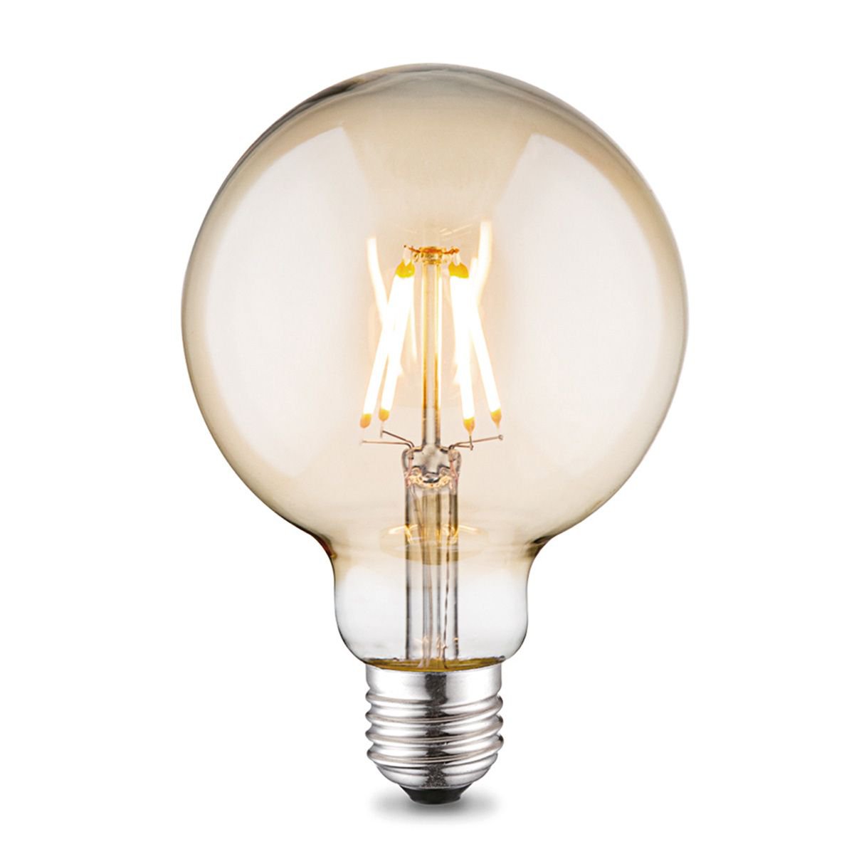 Home Sweet Home dimmbare LED Globe Deco E27 G95 6W 550Lm 2700K Bernstein