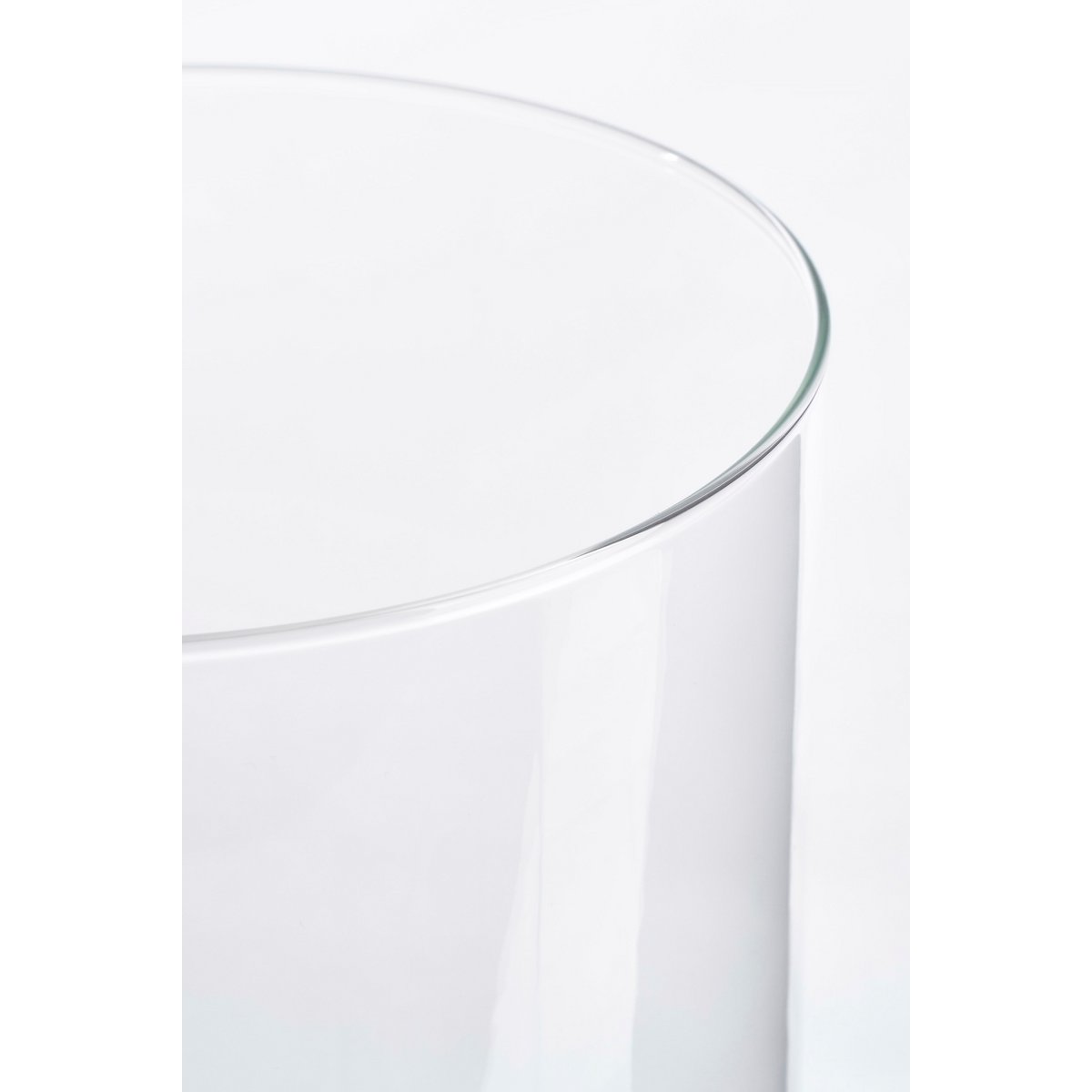 Carly Vase – H55 x Ø19 cm – Zylinder – Transparent