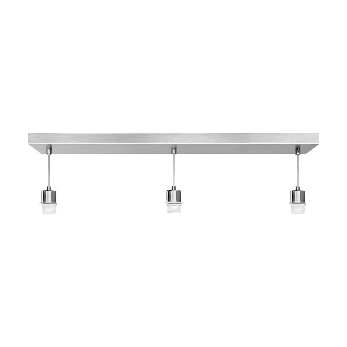 Home Sweet Home Hängelampe Beam 3S 65/9,5/15-100cm – Gebürsteter Stahl