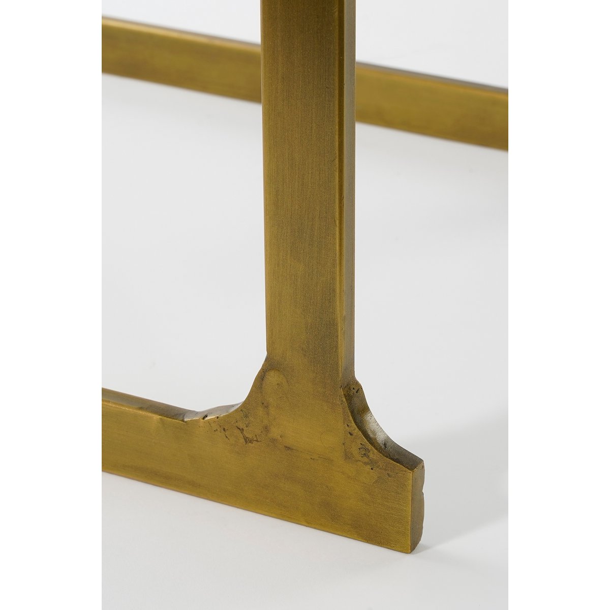 Kevin Beistelltisch – 2er-Set – L48 x B37 x H52 cm – Metall – Gold