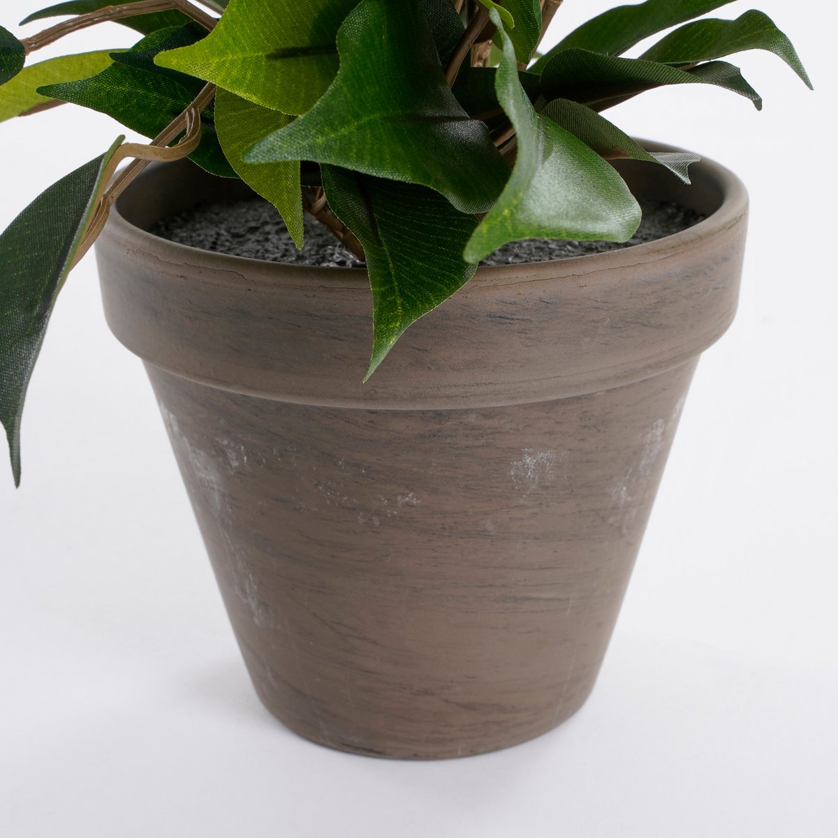 Ficus Natasja Künstliche Pflanze im Stan-Blumentopf – H40 x Ø30 cm – Grün