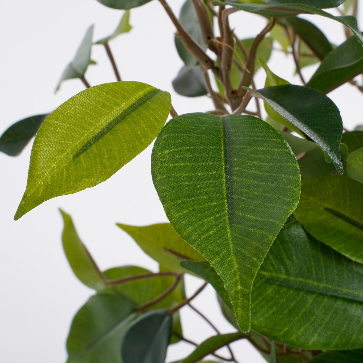Ficus Natasja Künstliche Pflanze im Stan-Blumentopf – H40 x Ø30 cm – Grün