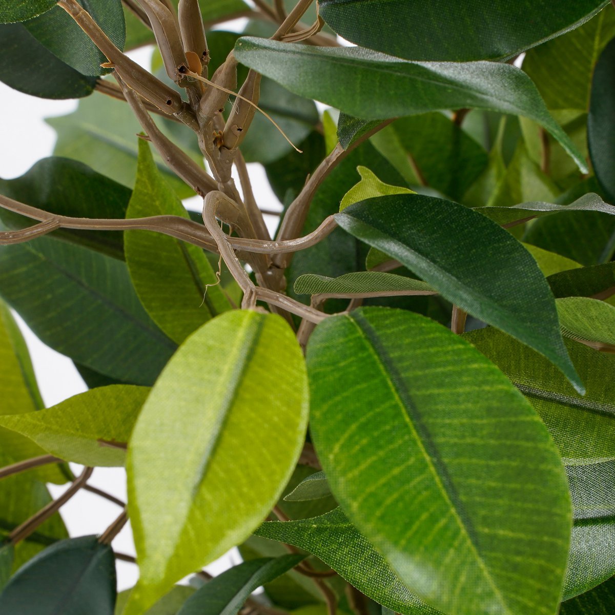 Ficus Natasja Künstliche Pflanze im Stan-Blumentopf – H40 x Ø30 cm – Grün