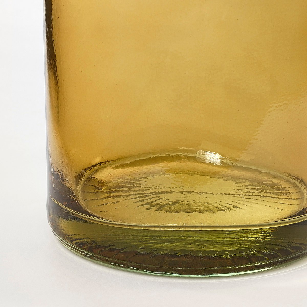 Pepe Vase - H28 x Ø12 cm - Recyceltes Glas - Braun