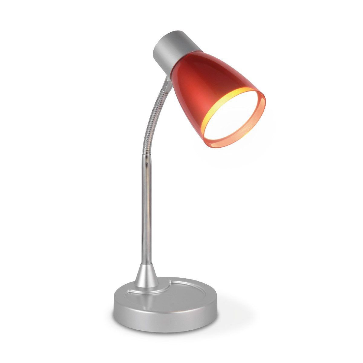 Home Sweet Home - Lumy LED-Schreibtischlampe 3W Rot - Einstellbar
