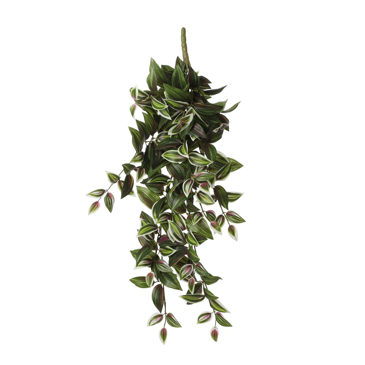 Tradescantia Künstliche Hängepflanze – L15 x B20 x H54 cm – Grün