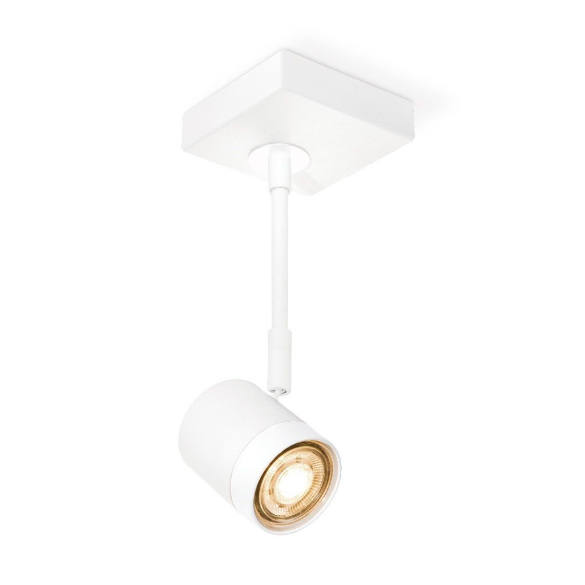 Home Sweet Home LED-Aufbaustrahler Manu – inkl. dimmbarer LED-Lampe – weiß