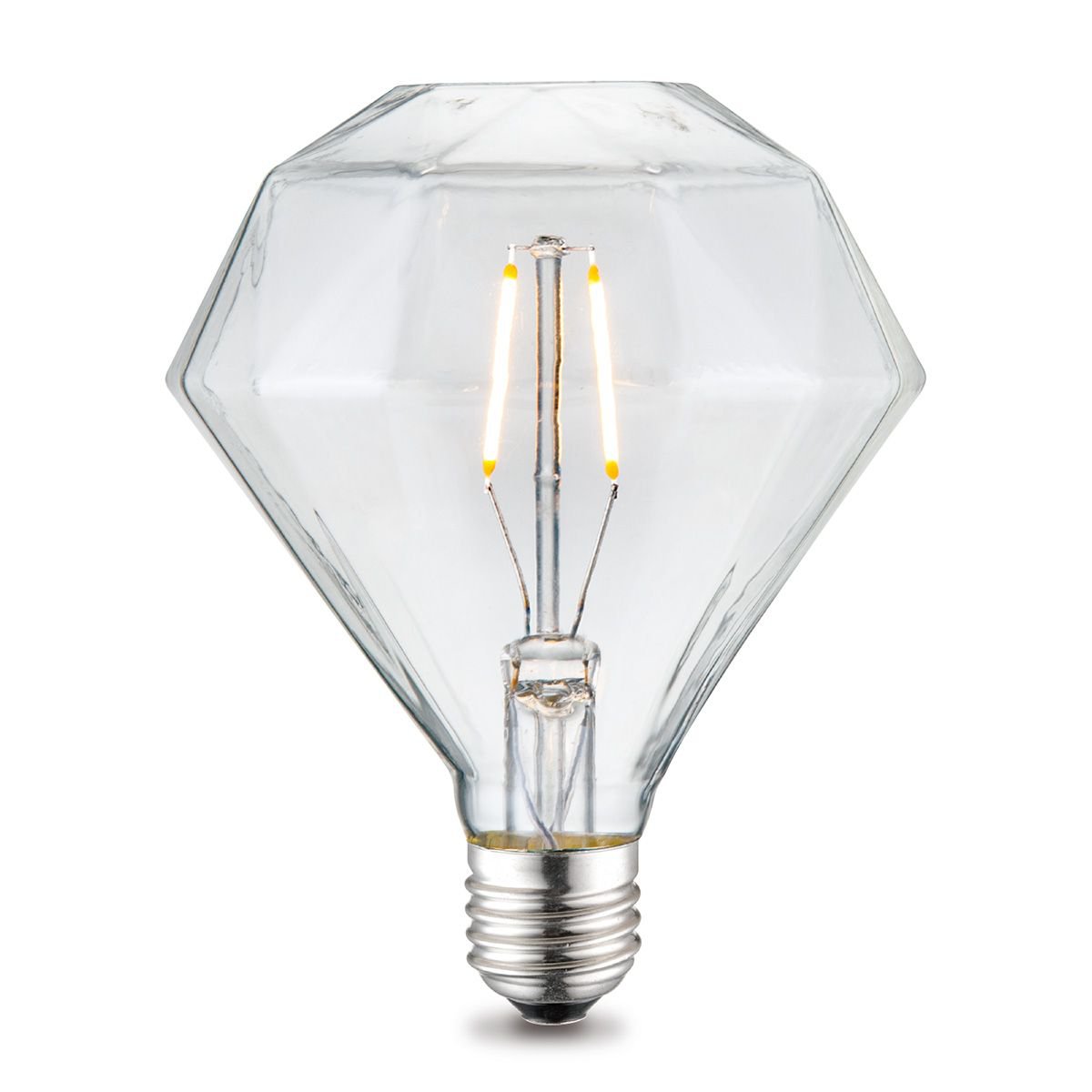Home Sweet Home dimmbare LED Diamond Deco E27 D95 4W 350Lm 3000K Klar