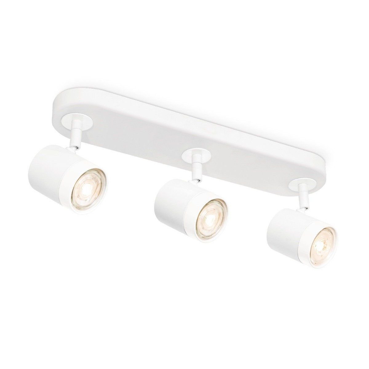 Home Sweet Home LED Aufbaustrahler Manu 3 - inkl. dimmbarem LED-Leuchtmittel - weiß