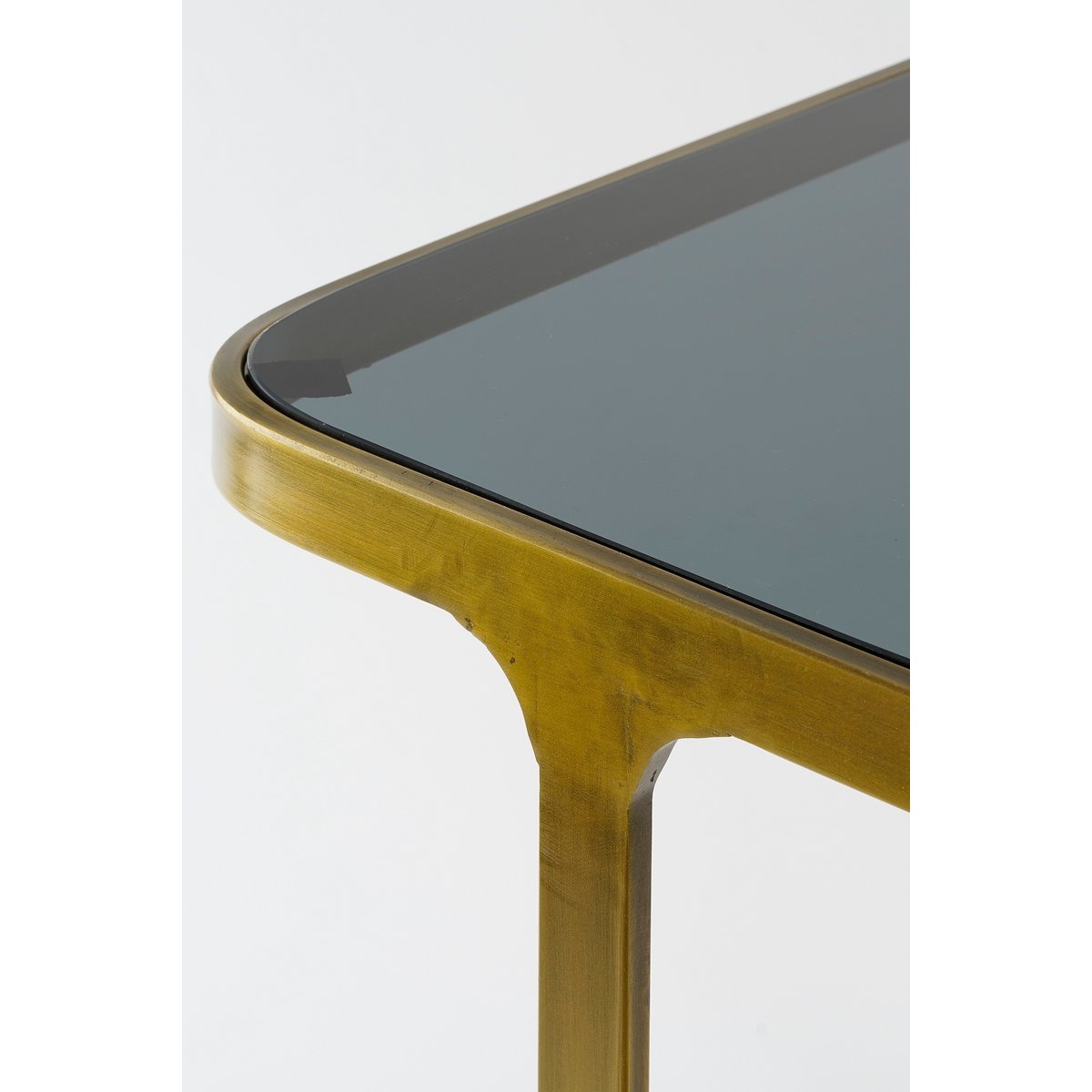 Kevin Beistelltisch – 2er-Set – L48 x B37 x H52 cm – Metall – Gold