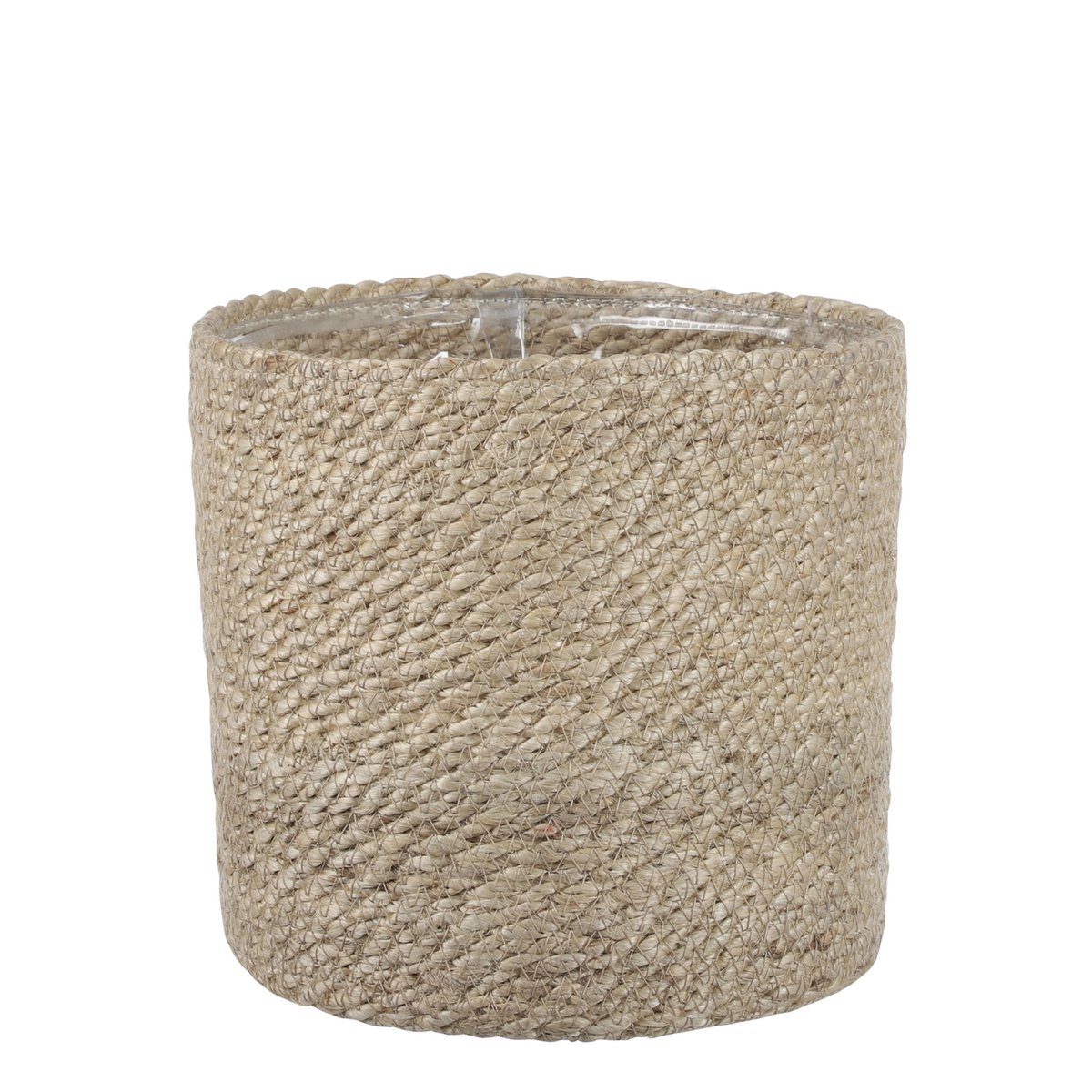 Atlantic Korb für Pflanzen – H20 x Ø20 cm – Jute – Creme