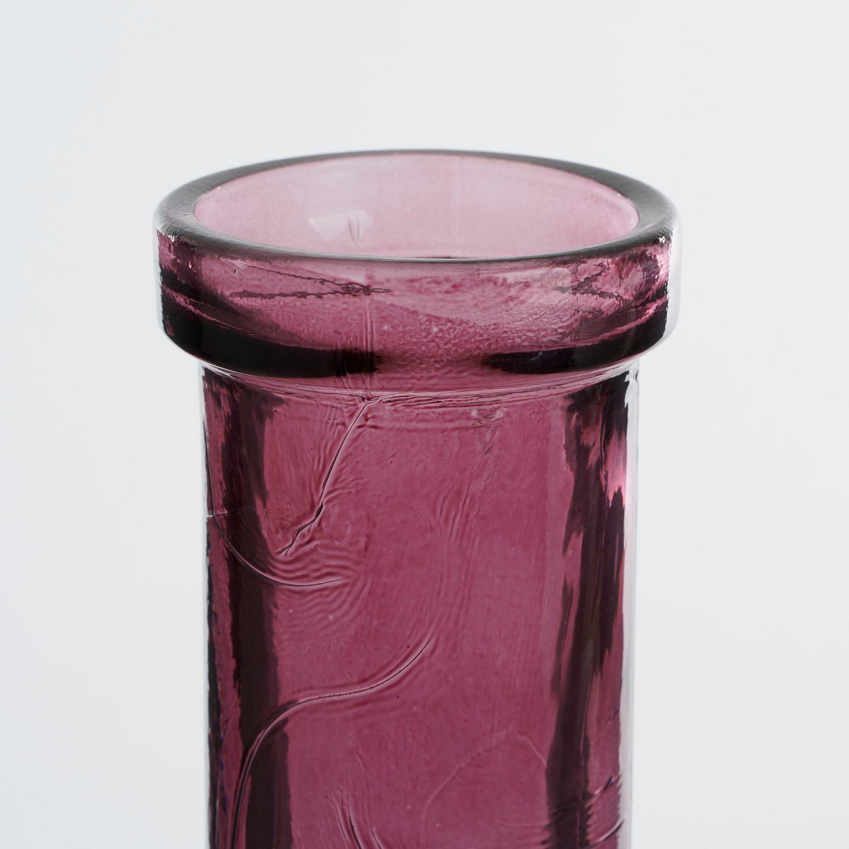 Rioja-Flaschenvase – H75 x Ø18 cm – recyceltes Glas – Bordeaux