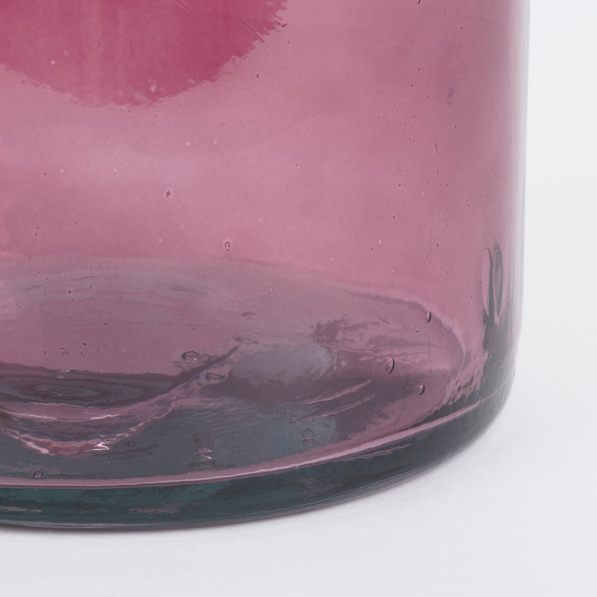 Rioja-Flaschenvase – H75 x Ø18 cm – recyceltes Glas – Bordeaux