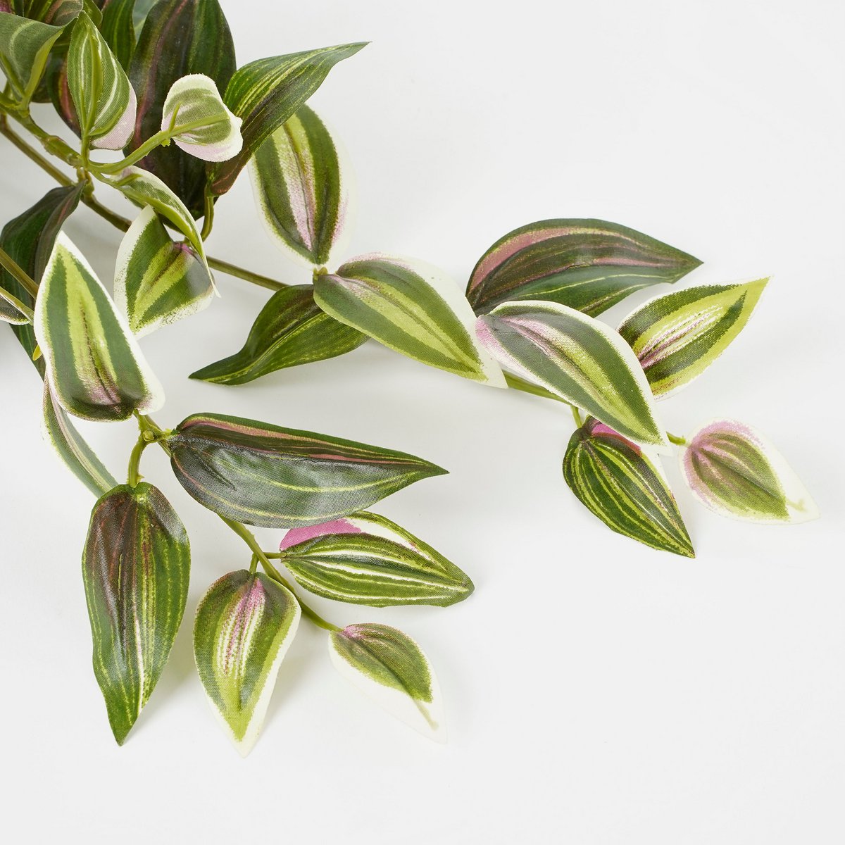 Tradescantia Künstliche Hängepflanze – L15 x B20 x H54 cm – Grün