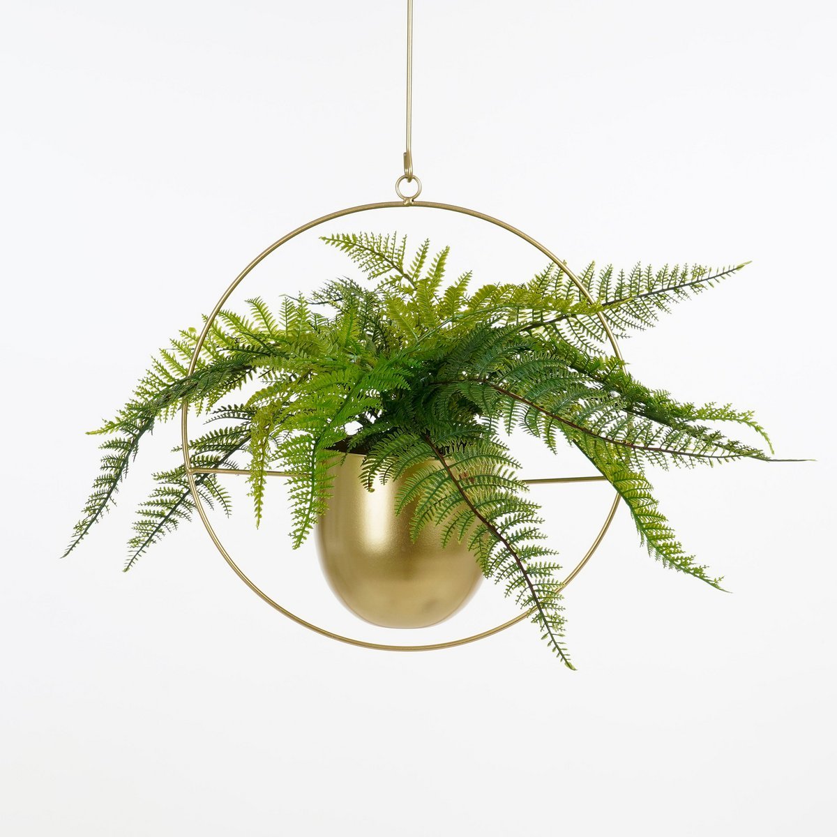 Dexter Blumentopf zum Aufhängen – L34 x B14 x H65 cm – Gold