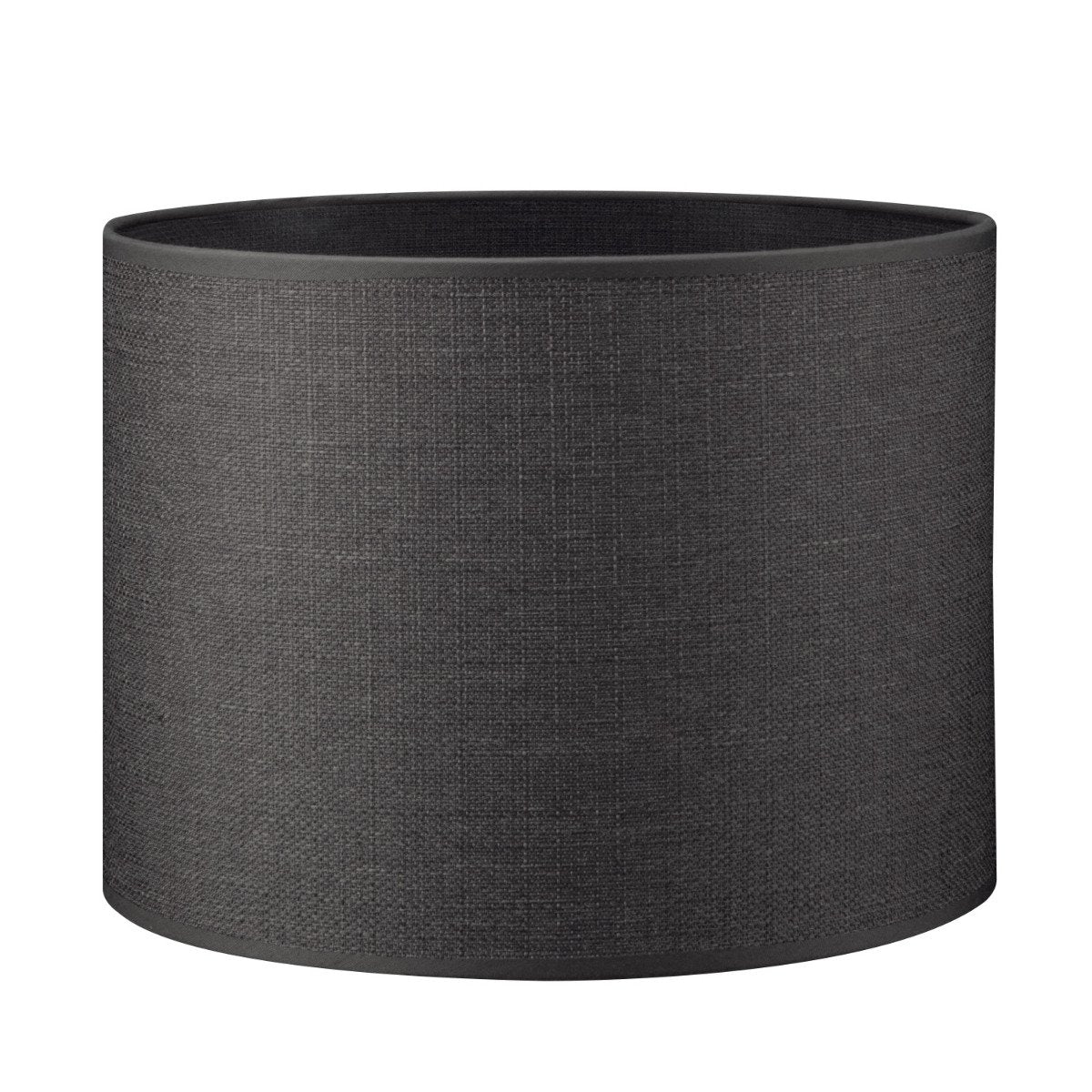 Home Sweet Home Lampenschirm Canvas Anthrazit - B:25xT:25xH:19cm