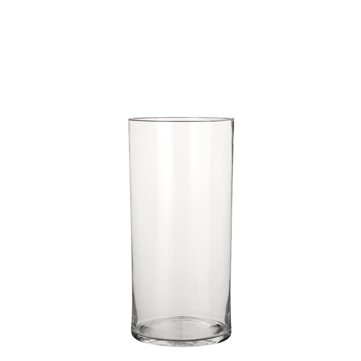 Carly Vase – H40 x Ø19 cm – Zylinder – Transparent