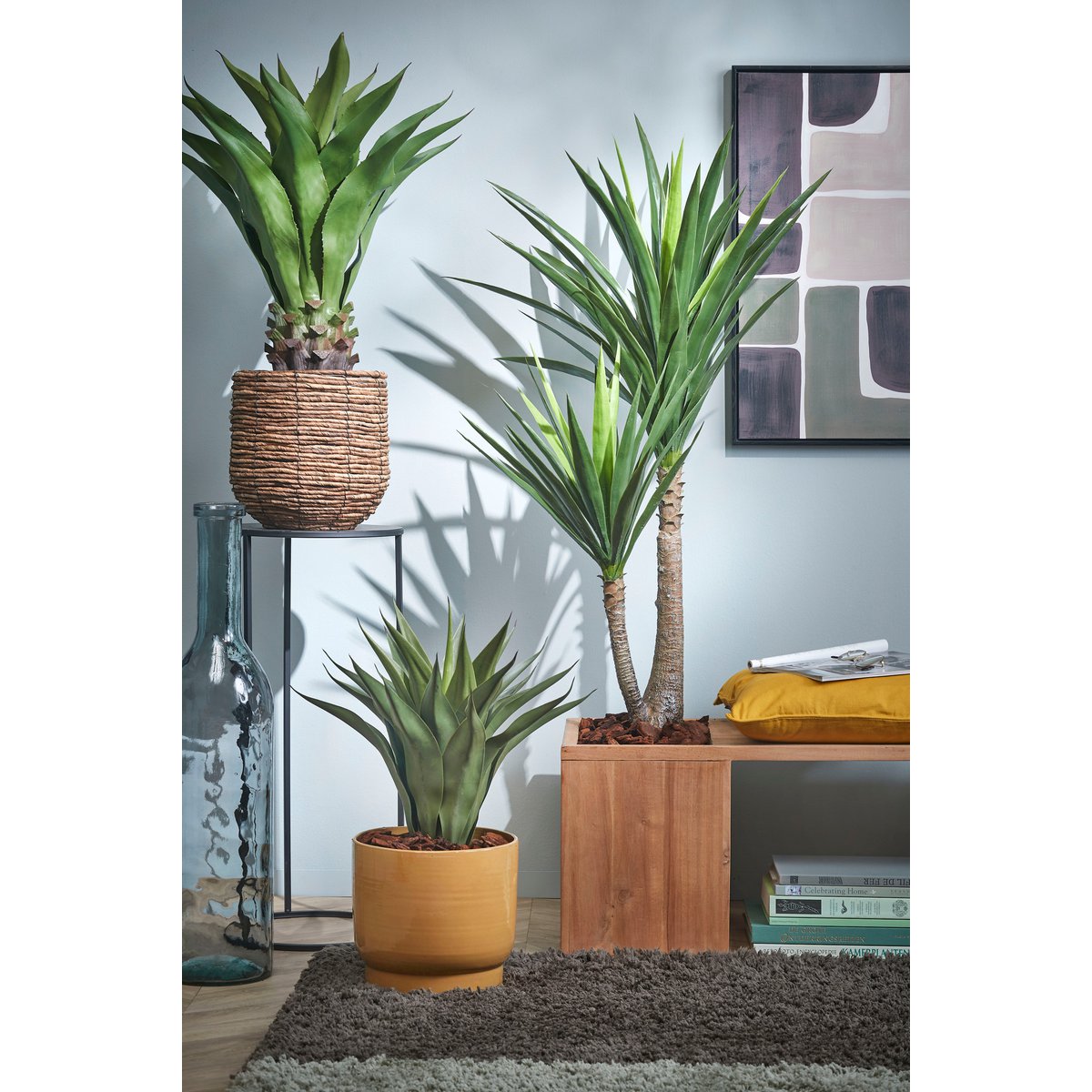 Avalon Korb für Pflanzen – H31 x Ø30 cm – Hellbraun